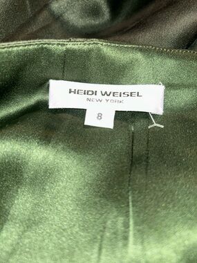 Heidi Weisel New York Green 100%Silk pants